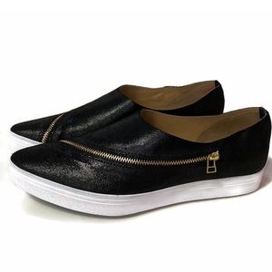 Anthropologie Black and White Sneakers